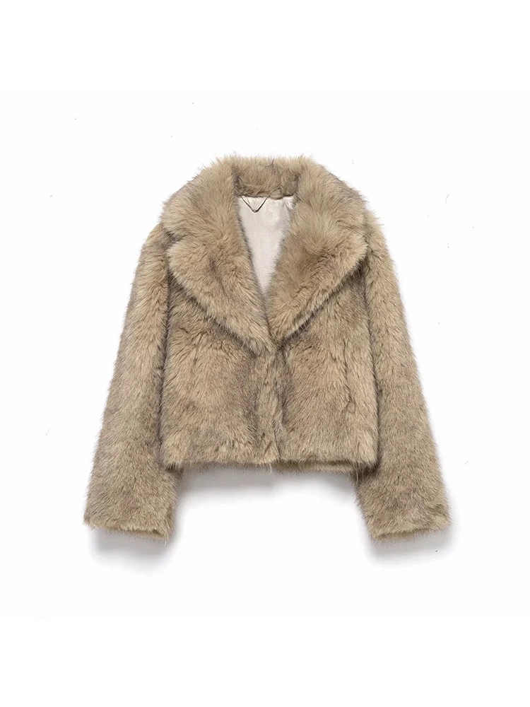 Women’s Gradient Faux Fur Jacket