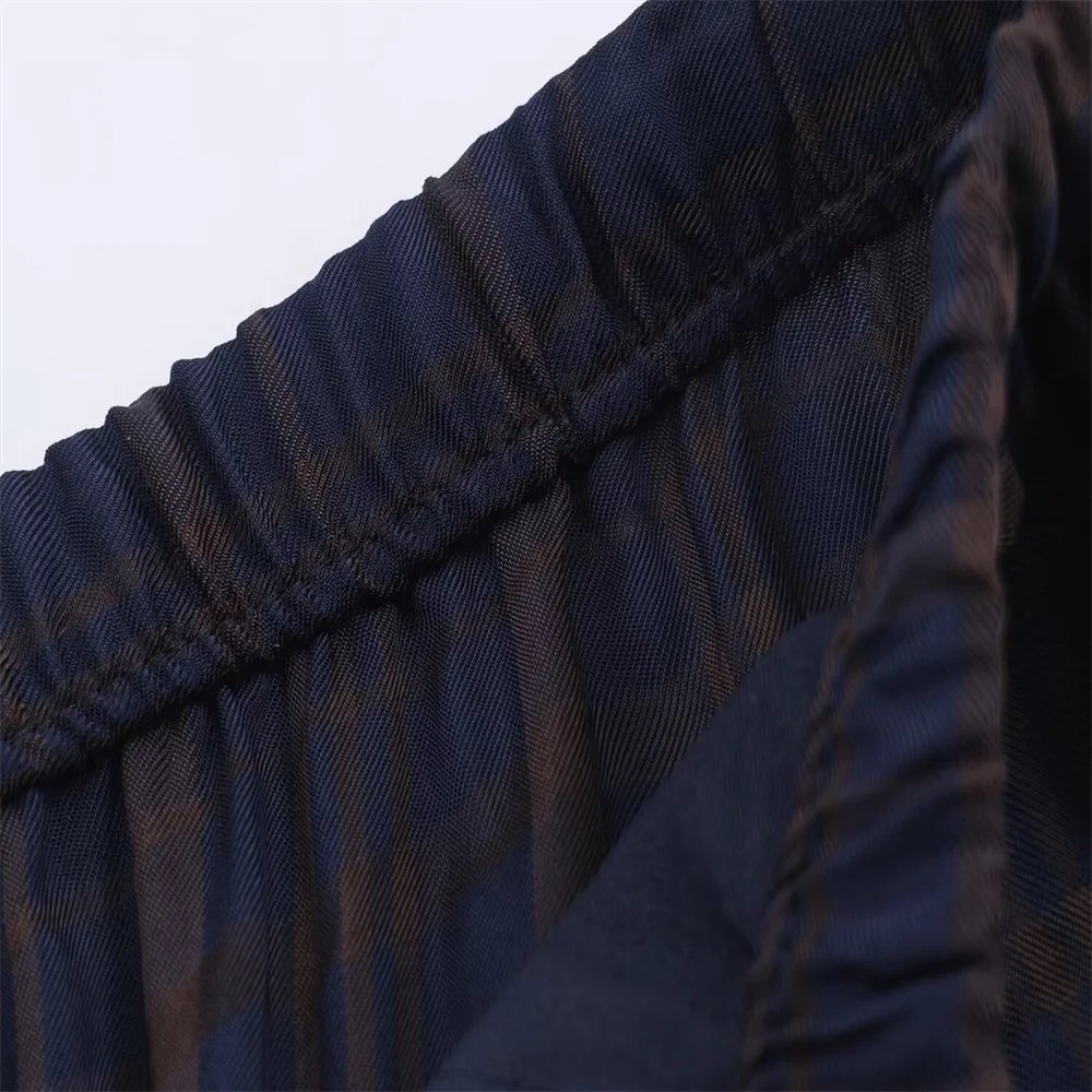 Women’s Winter Checkered Puff Pants - Image 5