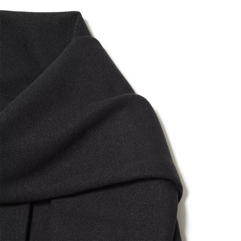 Winter Women’s Blend Coat with Scarf - Image 3