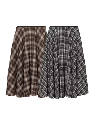 Women’s Autumn Loose Plaid Dress