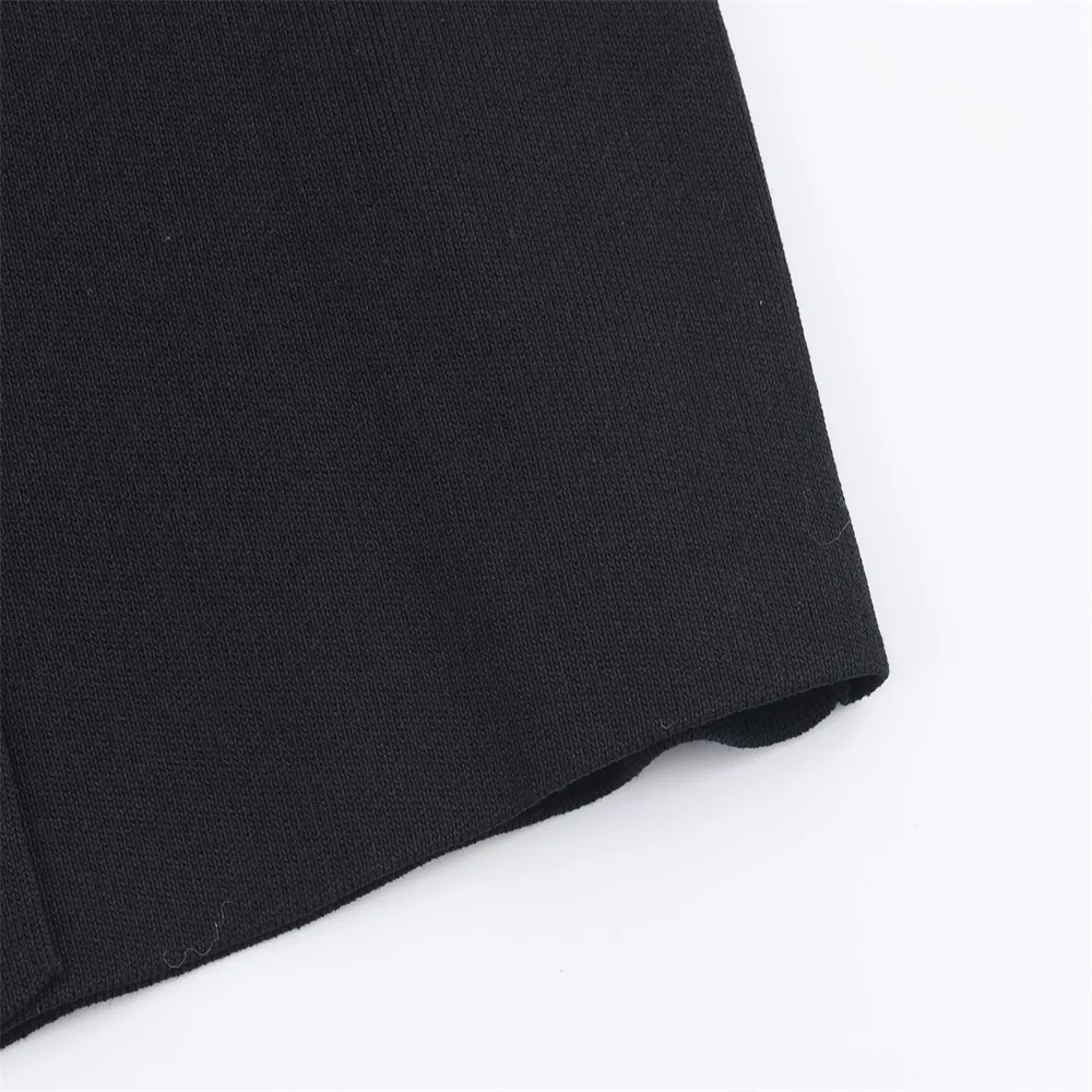 Autumn Double-Breasted Knit Short Coat - Image 5