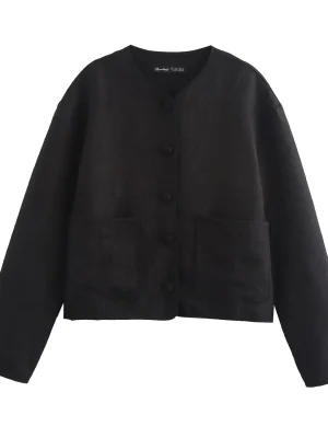 2025 Winter Floral Embroidered Lightweight Jacket