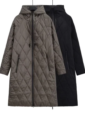Women’s Hooded Quilted Cotton Jacket