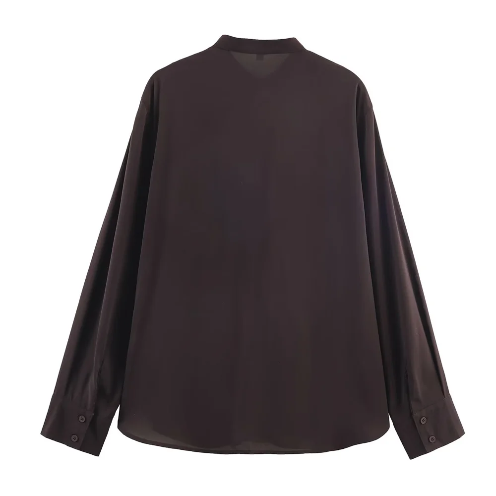 Women’s Ruffle Collar Shirt - Image 2