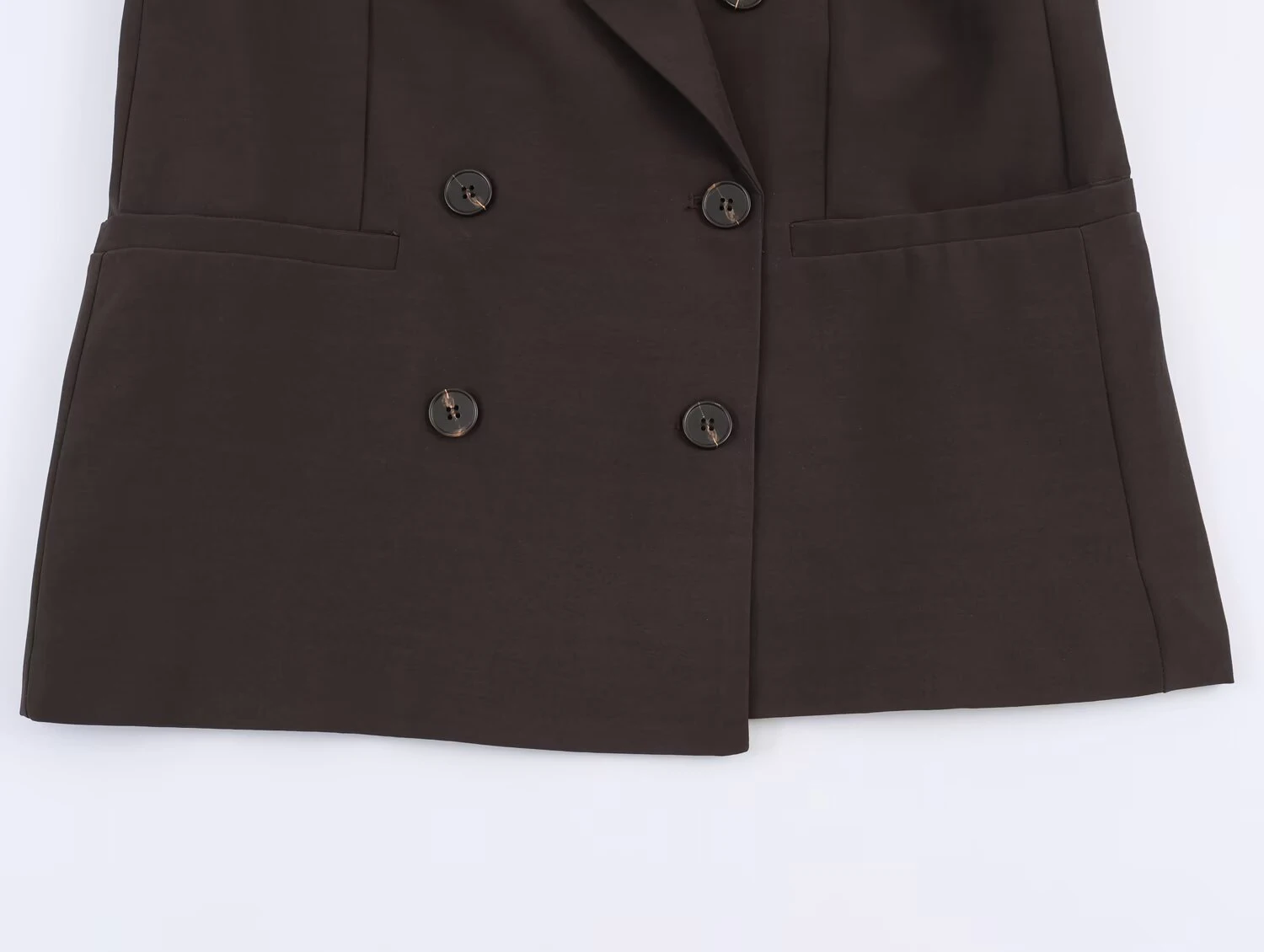 2025 Fashion Shoulder-Pad Double-Breasted Blazer & Pants Set - Image 4