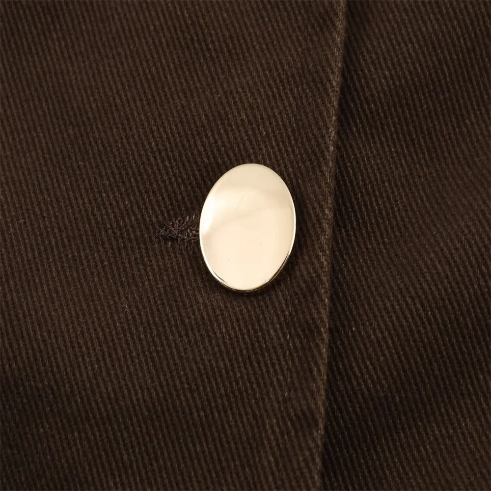 Women’s Autumn Denim Vest & Belted Pants Set - Image 5