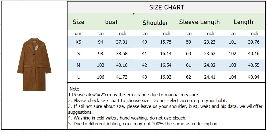 Women’s Autumn Suede Effect Lapel Jacket - Image 7