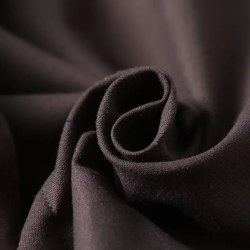 Women’s Irregular Solid Color Long Half Skirt - Image 4