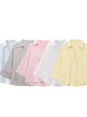 Women’s Summer Wide Sleeve Shirt