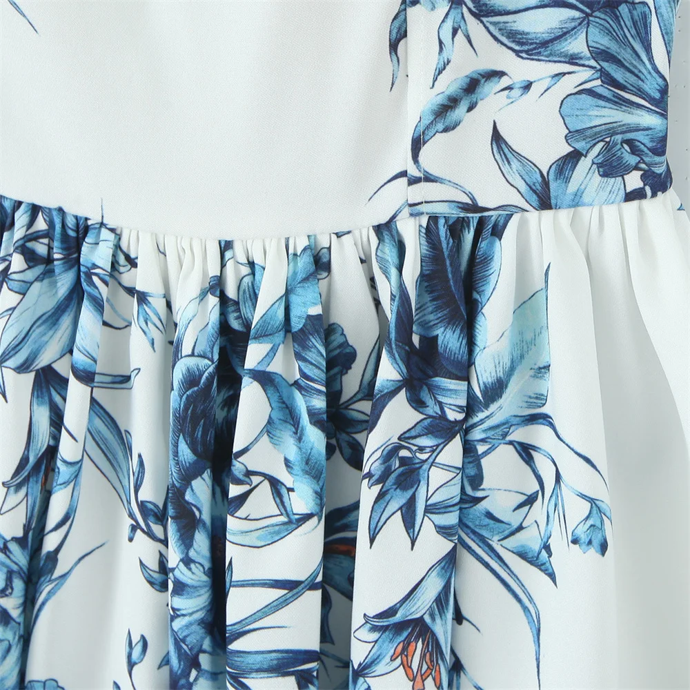 Women’s Floral Bareback Summer Dress - Image 5