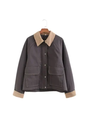 Women’s Autumn Patchwork Cotton Jacket