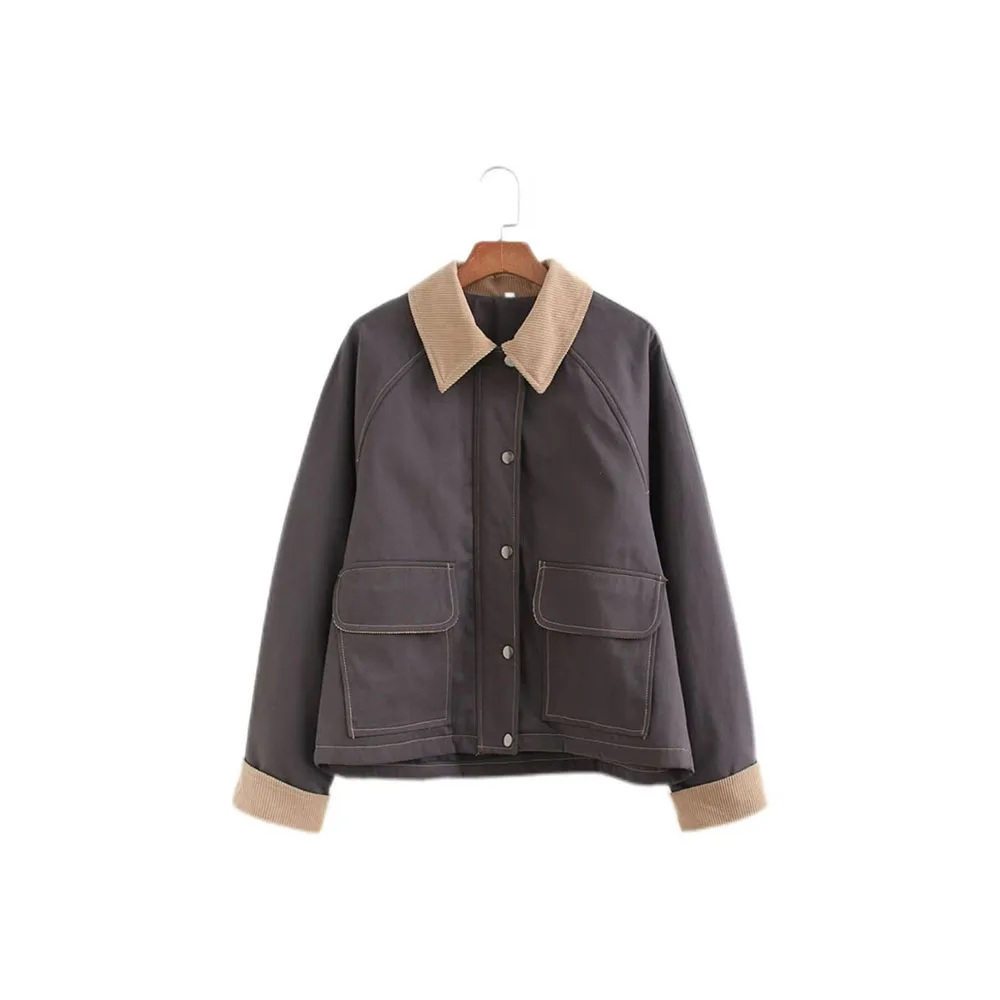 Women’s Autumn Patchwork Cotton Jacket