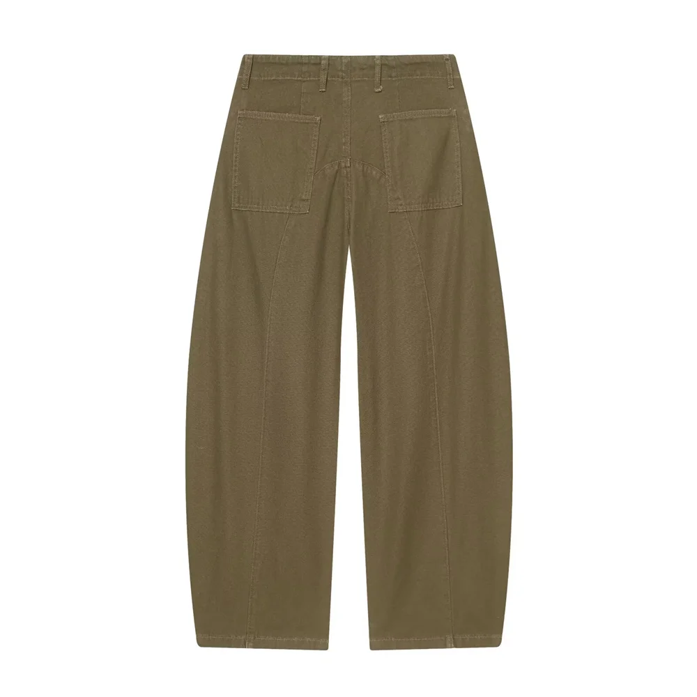 Women’s French Style Mid-Waist Work Pants - Image 2