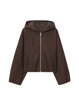 Women’s Hooded Sweater Jacket