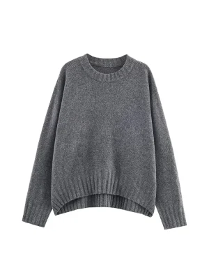 Women’s Autumn Ribbed Knit Shirt