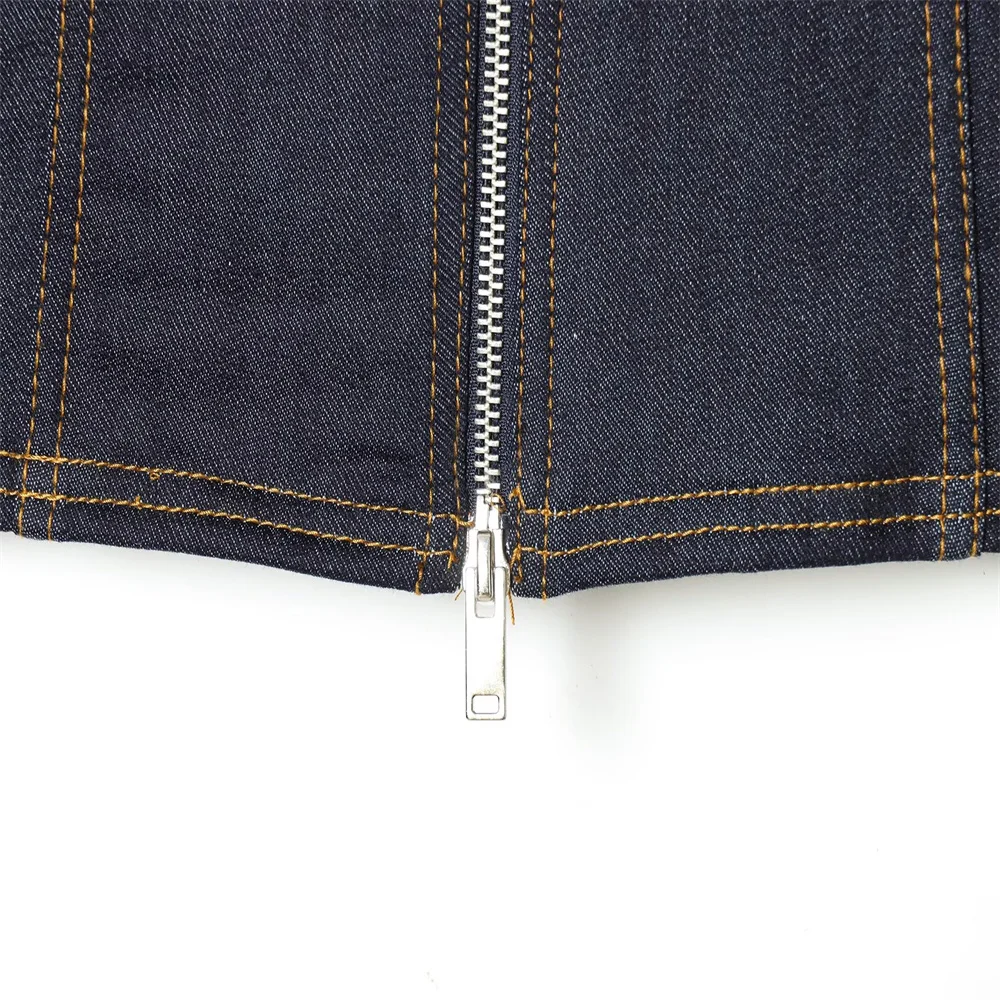 Winter Women’s Slim Fit Denim Jacket & Jeans Set - Image 6