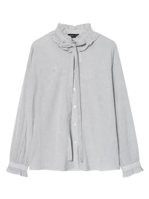 Simple Winter Pleated Loose-Fit Shirt Top