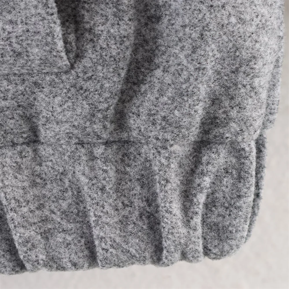 Women’s Autumn Simple Wool Jacket - Image 5