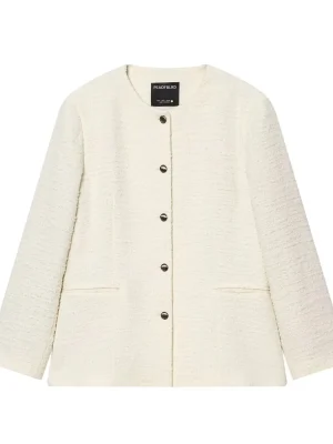 Women’s Winter Chic Round Neck Suit Jacket