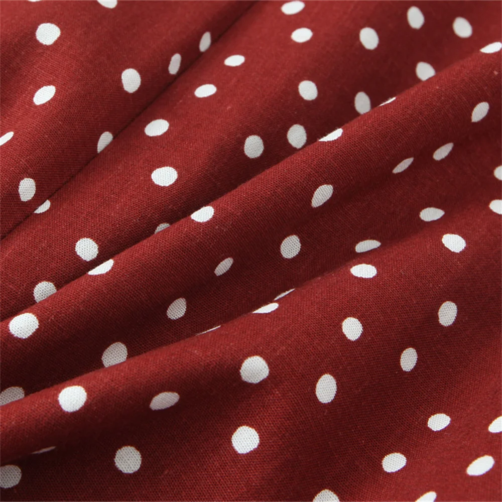 Women’s Polka Dot Slim Fit Summer Dress - Image 5