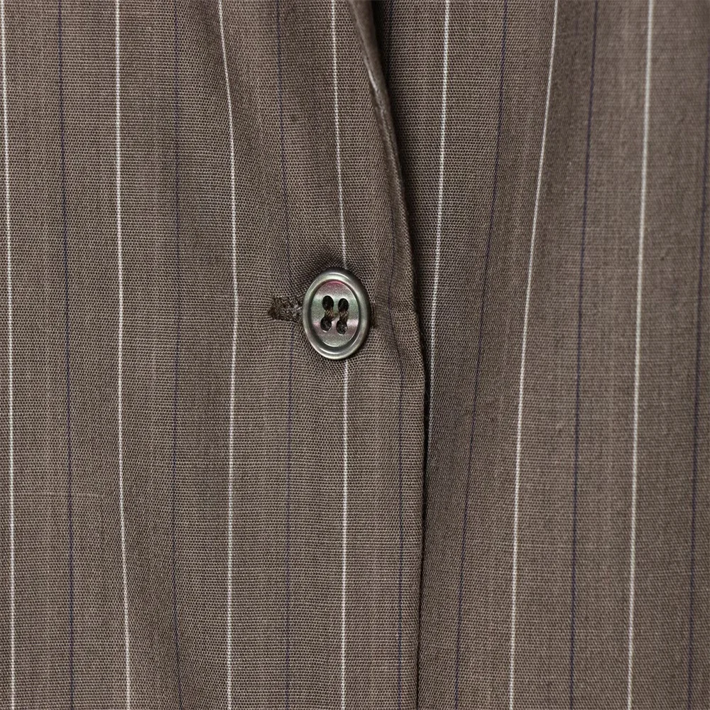 Autumn Women’s Striped Blazer & High-Waist Pants Set - Image 5