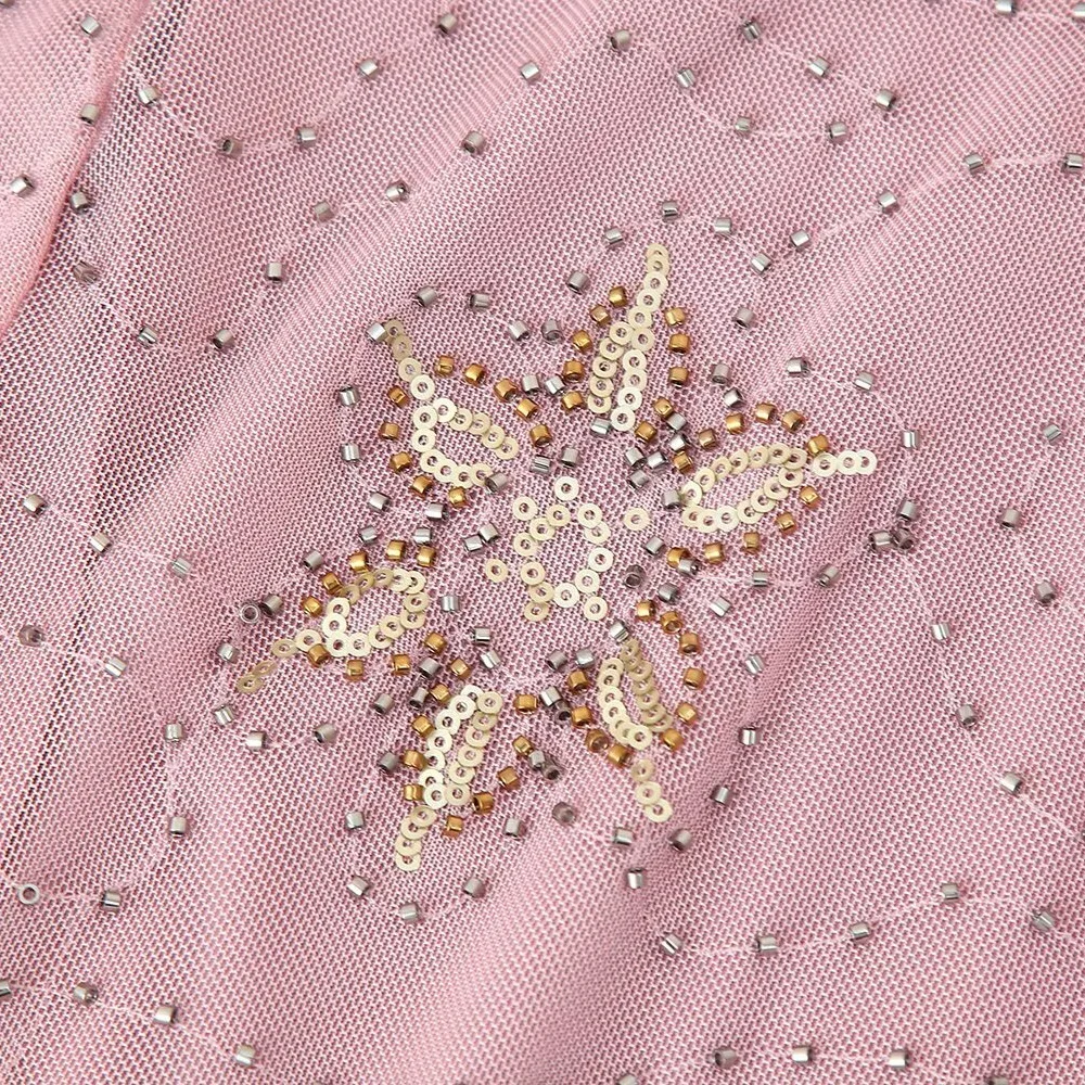 Women’s Beaded Backless Camisole Midi Dress - Image 5