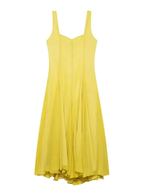 Women’s Generous Collar Summer Midi Dress