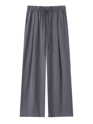 Women’s Casual Paper Bag Belted Pants