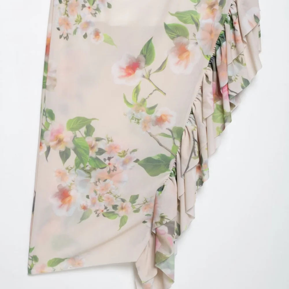 One-Neck Sleeveless Lace-Up Dress - Image 4