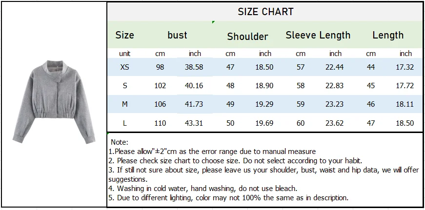 Women’s Autumn Simple Wool Jacket - Image 7