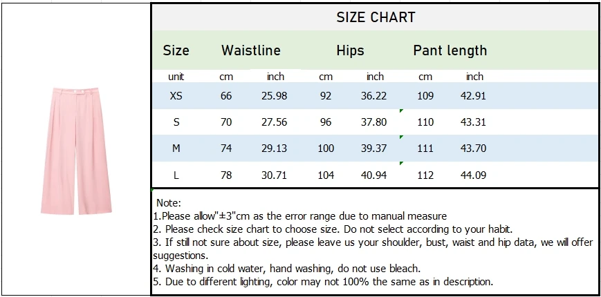 Women’s High-Waist Pleated Wide Leg Pants - Image 7