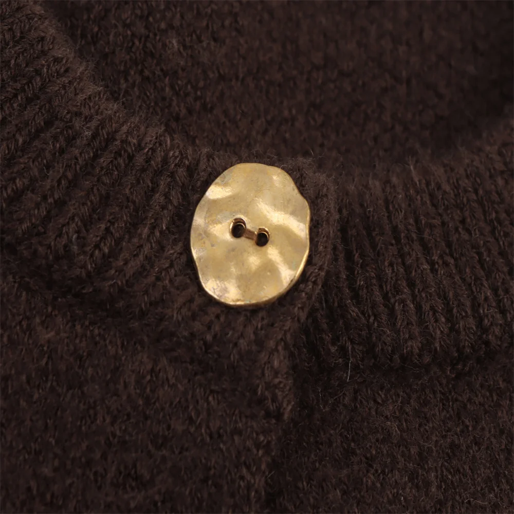 Women’s Autumn Tassel Button Knit Jacket - Image 3