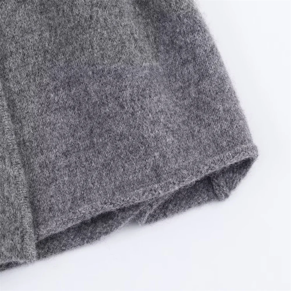 Women’s Autumn Pure Wool Belted Jacket - Image 6