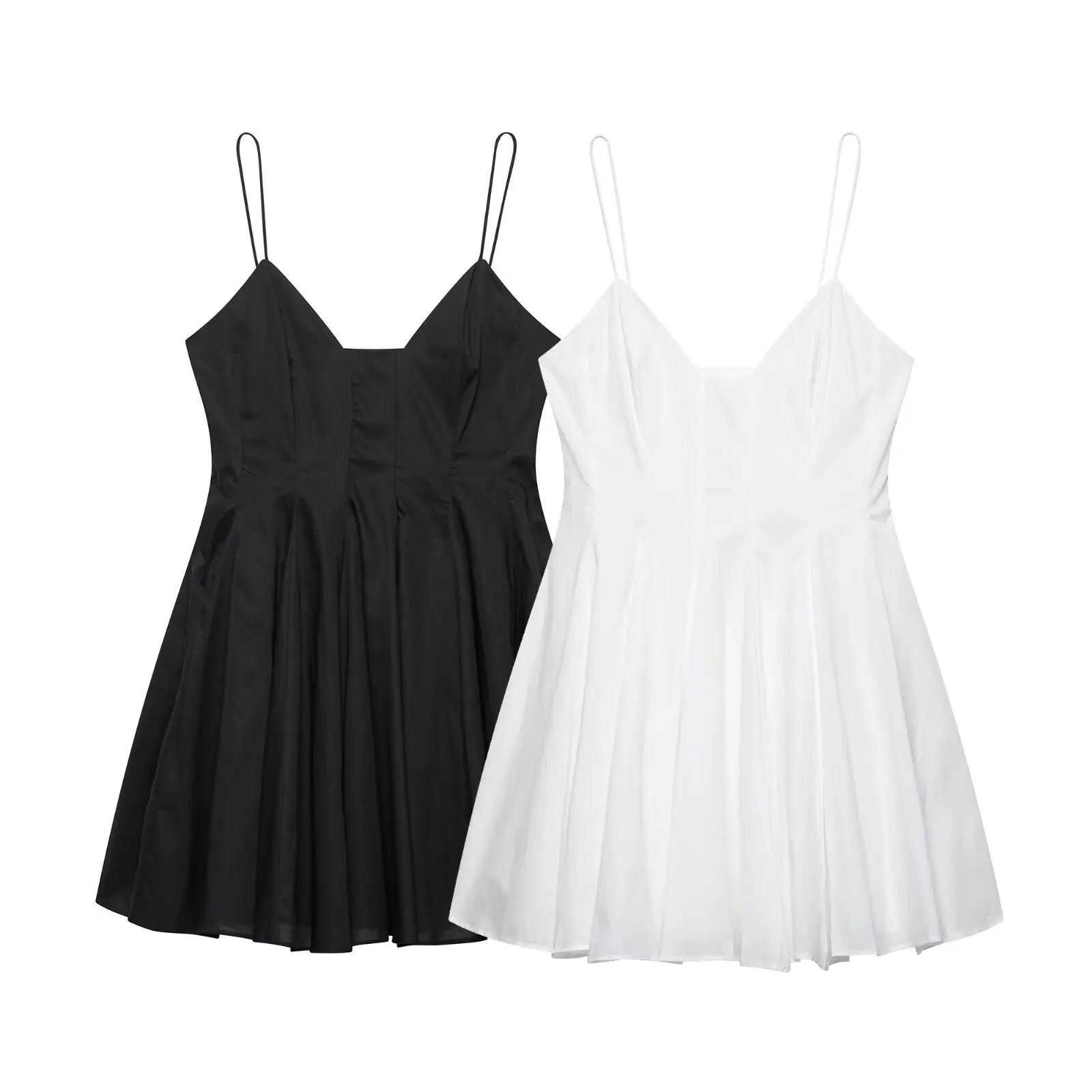 Women’s Casual Slim Fit Solid Color Summer Dress