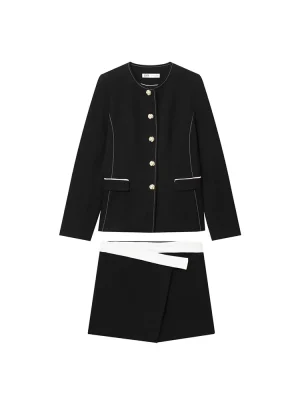 Women’s Autumn Double-Breasted Suit Set