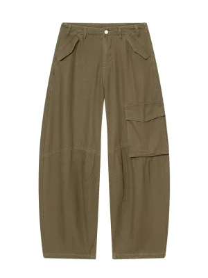 Women’s French Style Mid-Waist Work Pants