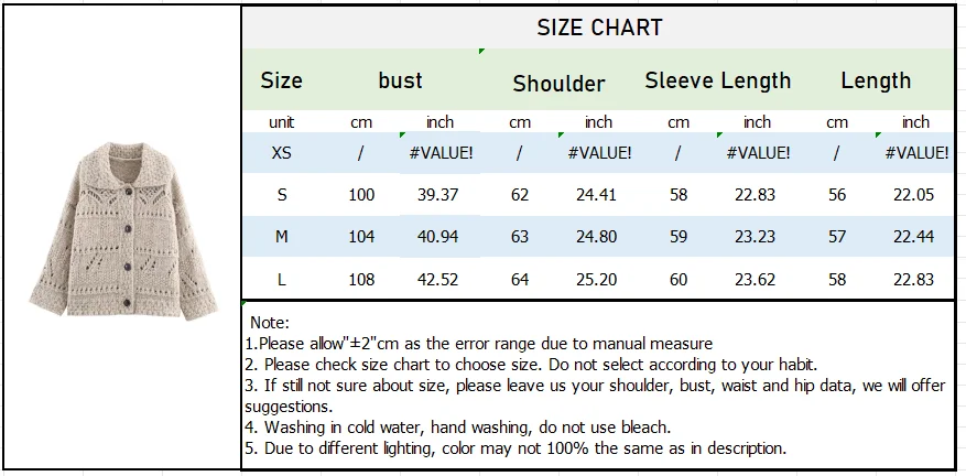 Autumn Women’s Fashionable Loose Knit Cardigan - Image 7