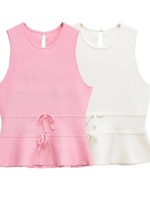 Women’s Bow Slim Fit Vest