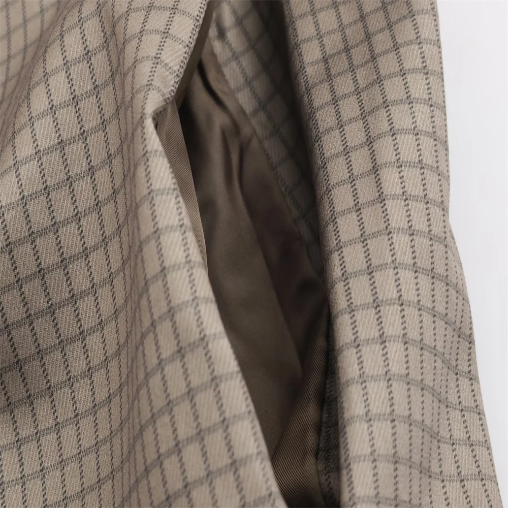 Autumn Women’s Faux Fur Collar Reversible Windbreaker - Image 5