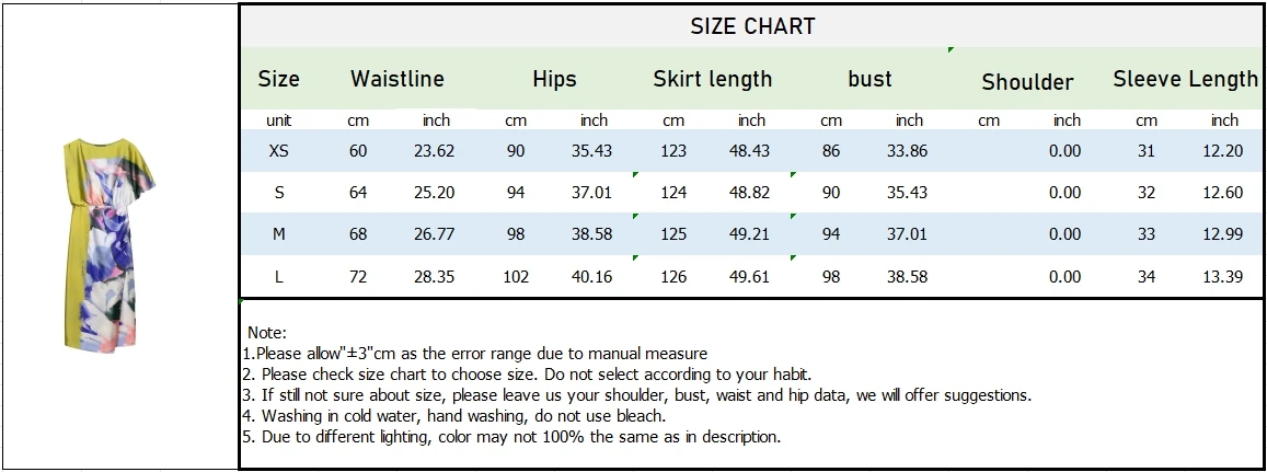 Summer Printed Pullover Midi Dress - Image 7