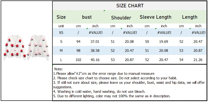 Women’s Autumn Handmade Flower Knit Cardigan - Image 7