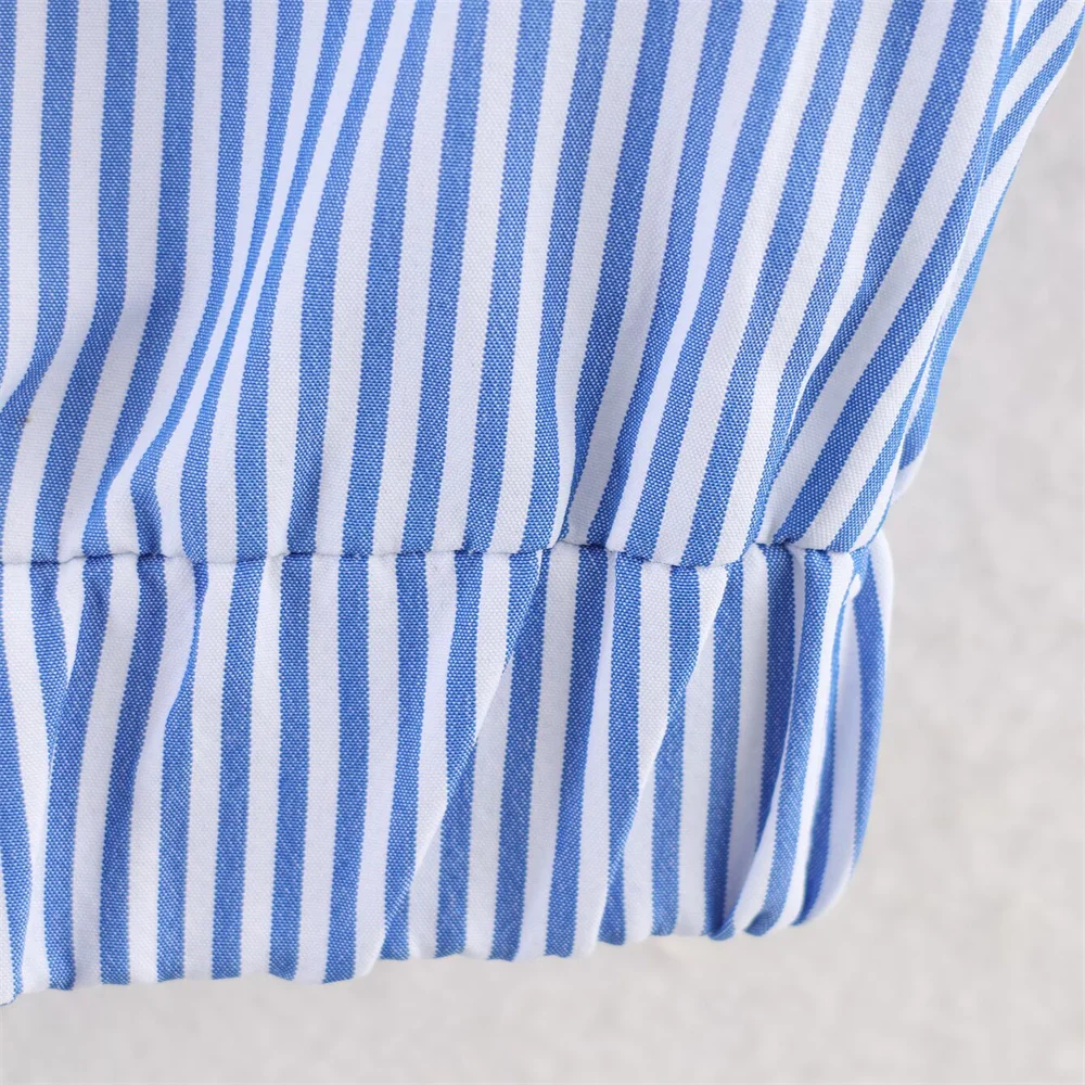 Women’s Autumn Stripe & Heart Patch Jacket - Image 6