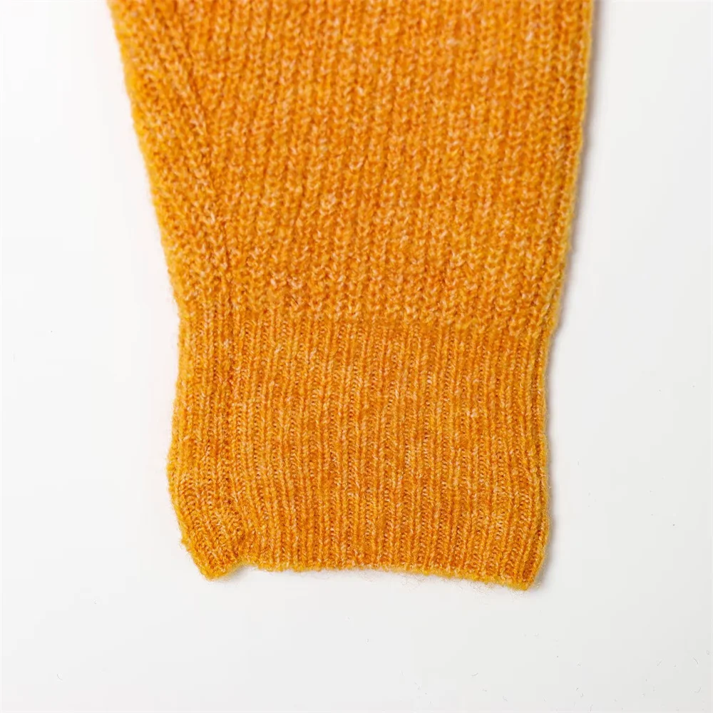 Loose Fit Long Sleeve Knit Sweater - Image 4