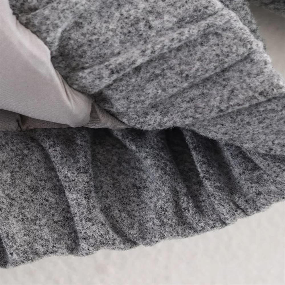 Women’s Autumn Simple Wool Jacket - Image 6