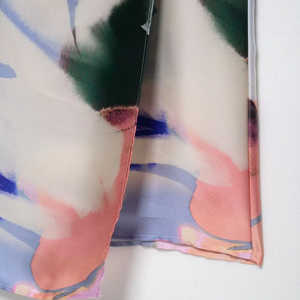 Summer Printed Pullover Midi Dress - Image 5