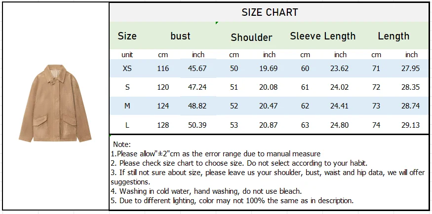 Women’s Suede-Texture Leather Jacket - Image 7