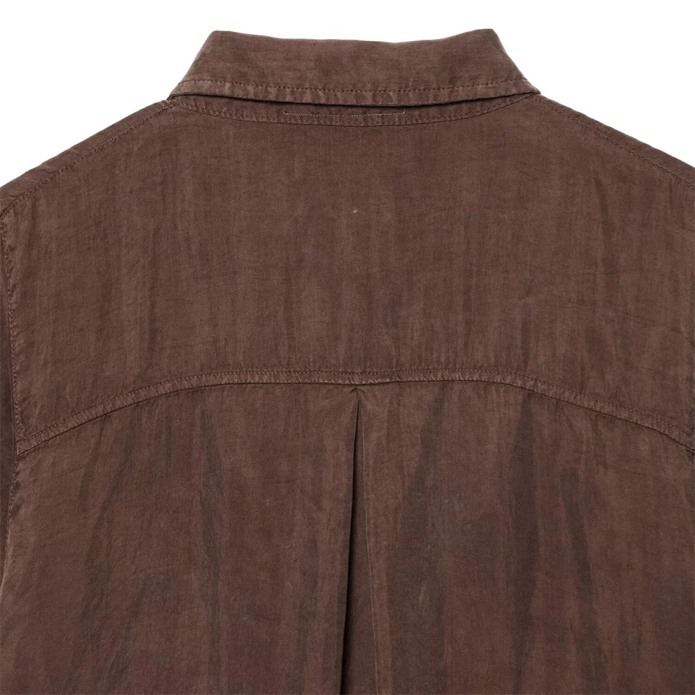 Women’s Drape Collar Shirt with Buckle - Image 5