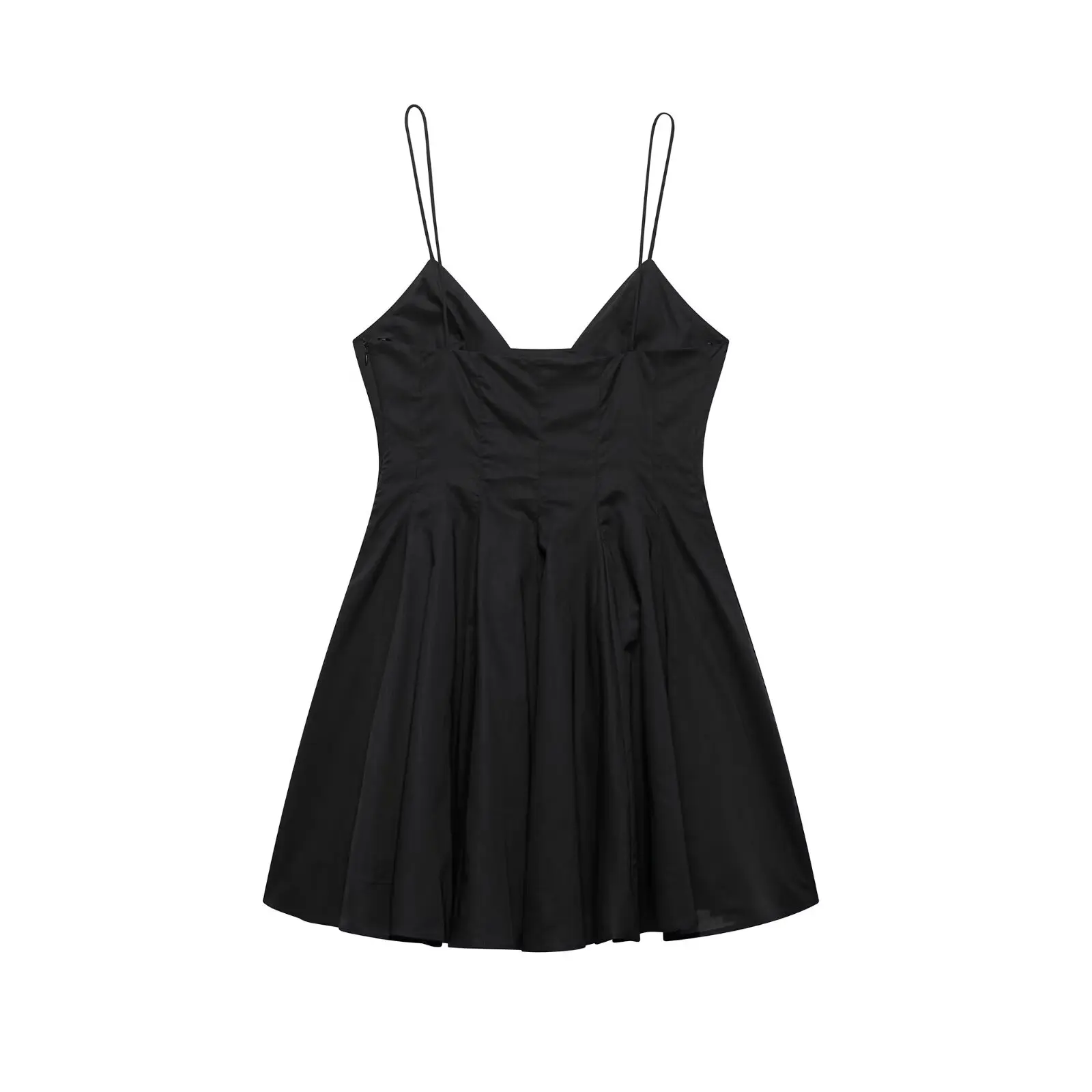 Women’s Casual Slim Fit Solid Color Summer Dress - Image 4