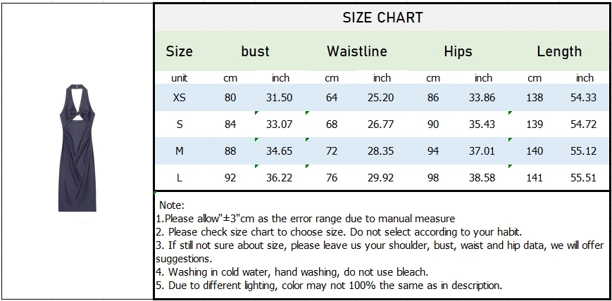 Sleeveless Halter Slim Midi Dress - Image 7