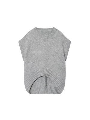 Autumn Fashionable Wool Knit Vest for Women